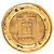 Chanel Spilla Medaglione 31 Rue Cambon Placcata Oro D'oro