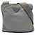 Borsa a tracolla Prada Gray Tessuto Zip Top Marrone