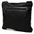 Prada Black Saffiano Trimmed Tessuto Zip Top Umhängetasche Schwarz - Ansicht 2