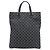 Gucci Tote aus grauem GG Canvas Braun