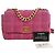 Chanel Pink Medium Tweed 19 Flap Rosa - vista 15
