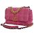 Chanel Pink Medium Tweed 19 Flap Rosa - vista 2