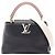 Louis Vuitton Capucines MM in pelle Taurillon nera Nero