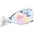 Marsupio Louis Vuitton White Monogram Watercolor Discovery PM Bianco - vista 7