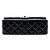 Chanel Black Jumbo Classic Patent Double Flap Nero - vista 3