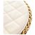Clutch Chanel White Mini Lambskin Round Camellia Bianco Bianco sporco - vista 11