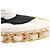 Clutch Chanel White Mini Lambskin Round Camellia Bianco Bianco sporco - vista 12