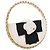 Clutch Chanel White Mini Lambskin Round Camellia Bianco Bianco sporco - vista 3
