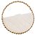 Clutch Chanel White Mini Lambskin Round Camellia Bianco Bianco sporco - vista 4