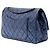 Chanel Blue Quilted Metallic Aged Calfskin Reissue 2.55 Double Flap 227 Blu navy - vista 2