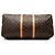 Louis Vuitton Marrone Monogram Keepall Bandouliere 55 - vista 3