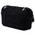 Chanel Black Medium Quilted Metallic Knit Pluto Glitter Flap Nero - vista 2