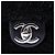 Chanel Black Medium Quilted Metallic Knit Pluto Glitter Flap Nero - vista 5