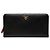Prada Black Saffiano Zip Around Long Wallet