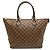 Louis Vuitton Marrone Damier Ebene Saleya MM