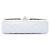 Chanel White Medium Classic Caviar Double Flap Bianco - vista 3