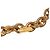 Collana con pendente Chanel Gold CC in resina placcato oro D'oro - vista 2