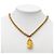 Collana con pendente Chanel Gold CC in resina placcato oro D'oro - vista 6