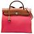 Hermès Pink Toile Herbag Zip 31 Rosa