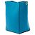 Céline Borsa a secchiello Seau Sangle in pelle di vitello a grana morbida blu Small di Celine - vista 2