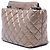 Tote Reissue 2.55 Chanel in pelle di vitello metallizzata trapuntata marrone - vista 2