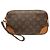 Louis Vuitton Marrón Monogram Marly Dragonne PM Castaño