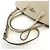Borsa Louis Vuitton Mila MM M51685 Beige Grigio - vista 8