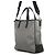 Borsa Tote Triangle in nylon Saffiano Prada Marrone Nero - vista 2