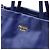 Borsa tote/a tracolla in pelle blu Prada - vista 9