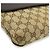 Borsa a tracolla GUCCI GG Canvas Beige Cachi Marrone scuro - vista 4