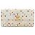 Louis Vuitton Monogram Bi-fold Long Wallet Pink Weiß - Ansicht 2