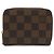Monedero Zippy Damier Louis Vuitton Castaño