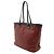Borsa Tote Chanel On the Road Wild Stitch Nero Bordò - vista 3