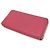 Hermès HERMES Azap Long All-Leather Round Wallet in Fuchsia Fuschia - vista 3