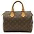 Borsa Louis Vuitton Monogram Speedy 25 Marrone - vista 2