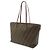 Borsa Tote Fendi Zucca in marrone kaki e rosso scuro Cachi Marrone scuro - vista 3