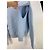 Salvatore Ferragamo hellblauer Cashmere-Pullover mit V-Ausschnitt und Cut-Out-Details - Ansicht 3