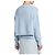 Salvatore Ferragamo hellblauer Cashmere-Pullover mit V-Ausschnitt und Cut-Out-Details - Ansicht 9