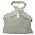 Cult Gaia Top blanco cuello halter
