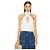 Cult Gaia Top blanco cuello halter - vista 5