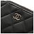 Borsa pochette Chanel Matelassé Coco Mark Nero - vista 6