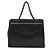 Borsa Tote Chanel in pelle nera con manico a catena Nero - vista 2