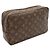 Louis Vuitton Monogram Trousse Toilette 28 Clutch Marrone - vista 3