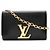 Pochette Louise GM Louis Vuitton Borsa a Spalla Nero