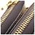 Borsa a tracolla Pochette Double Zip Monogram Giant Louis Vuitton Marrone - vista 6