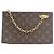 Louis Vuitton Monogram Chain Clutch M55646 Marrone