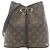 Néonoé Borsa a tracolla Louis Vuitton Monogram Neo Noe MM M44020 Marrone Nero