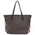 Borsa Louis Vuitton Monogram Neverfull Inside Out MM M28351 Marrone Nero