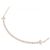 Tiffany & Co Collana piccola Tiffany T Smile in oro rosa - vista 3