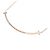 Tiffany & Co Collana piccola Tiffany T Smile in oro rosa - vista 4